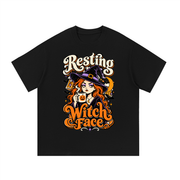 Resting Witch Face — Oversized Halloween T-Shirt — photo 1